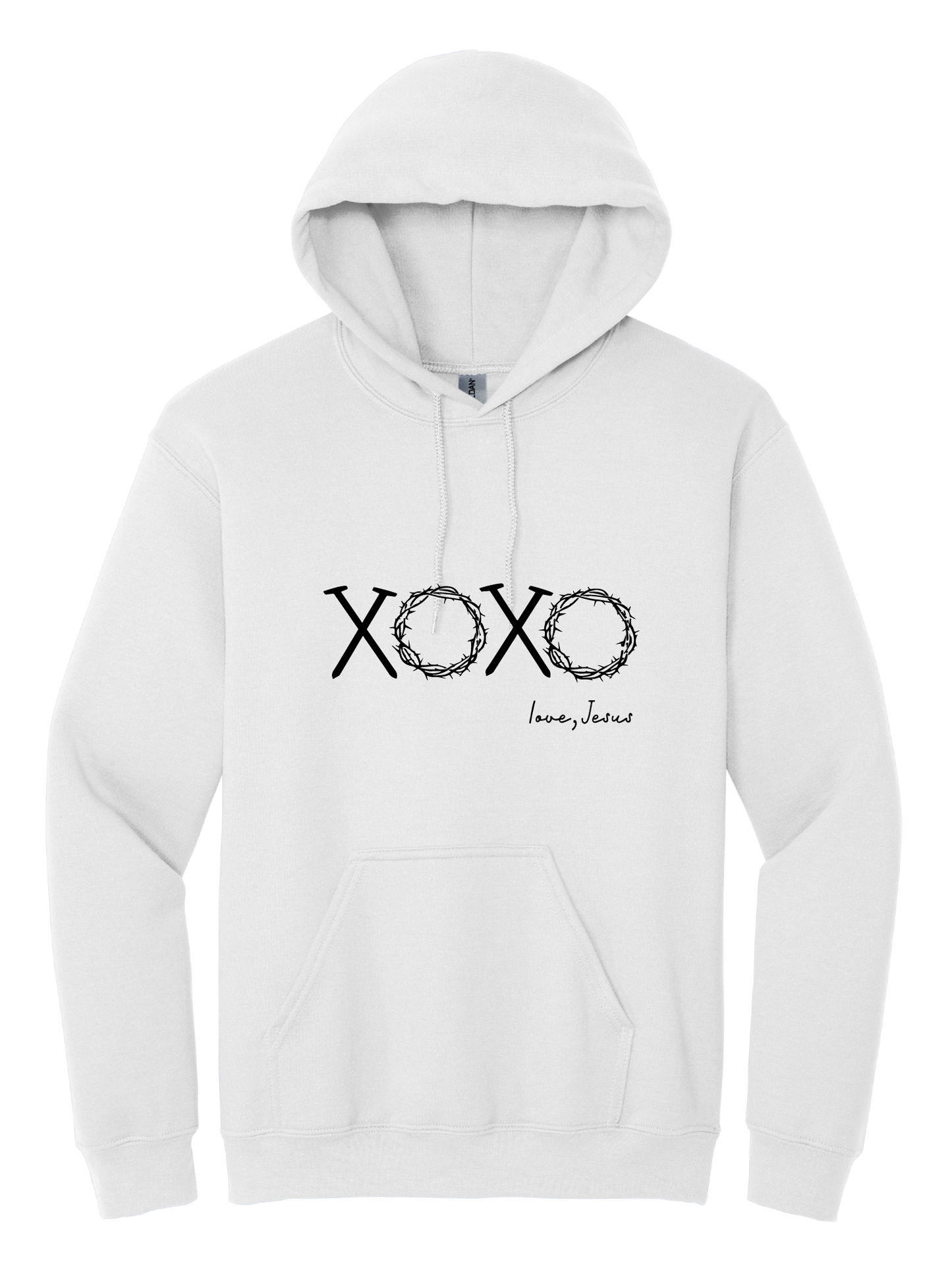 XOXO Love Jesus Unisex Hooded Sweatshirt