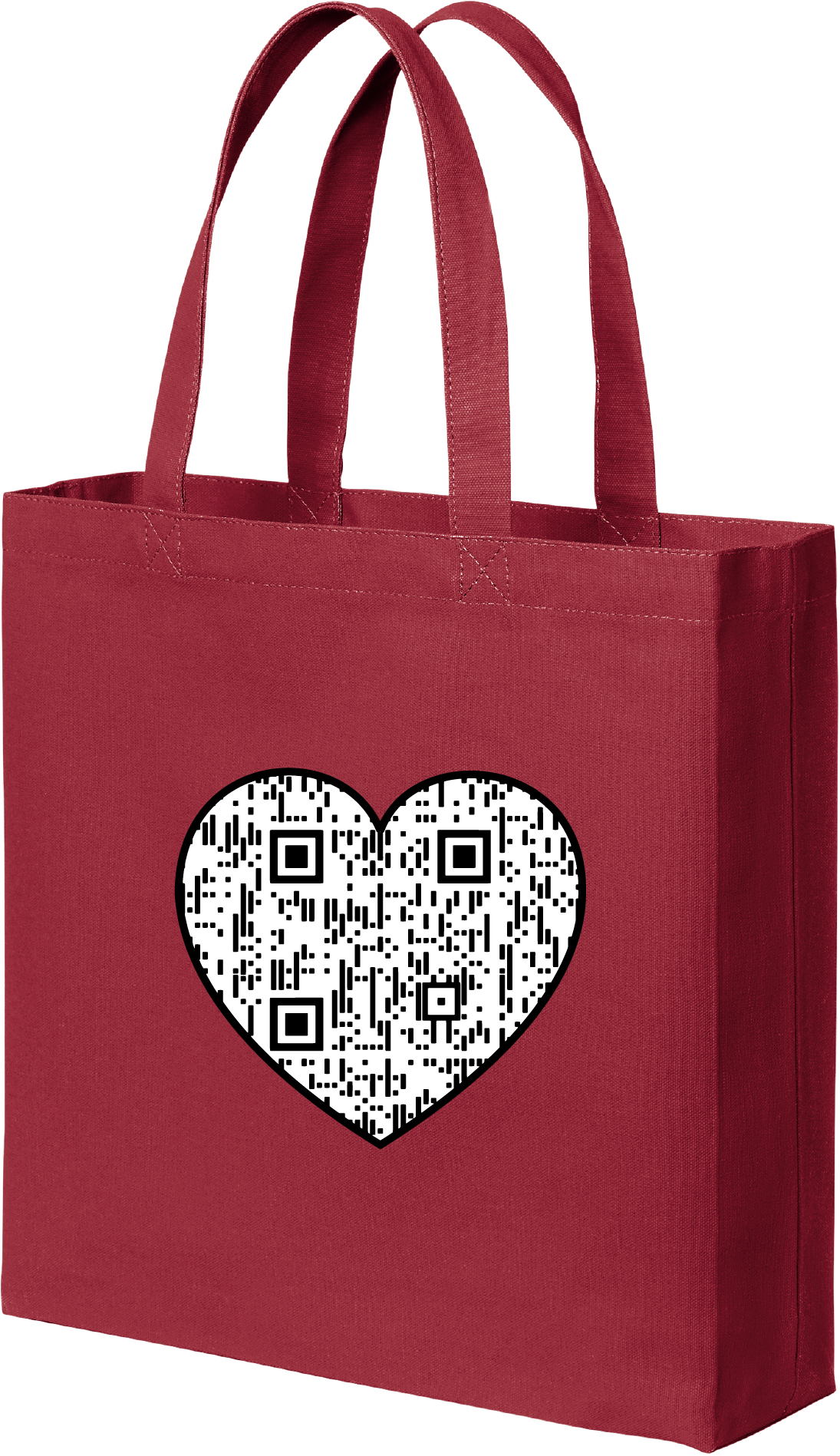 Cross With Heart Tote Bag