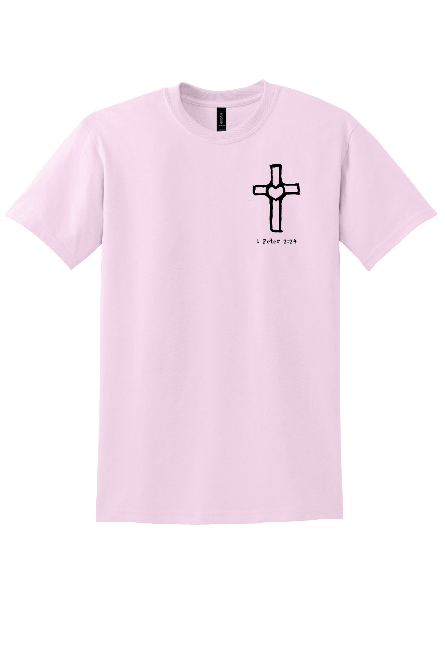 Cross with Heart Unisex T-Shirt