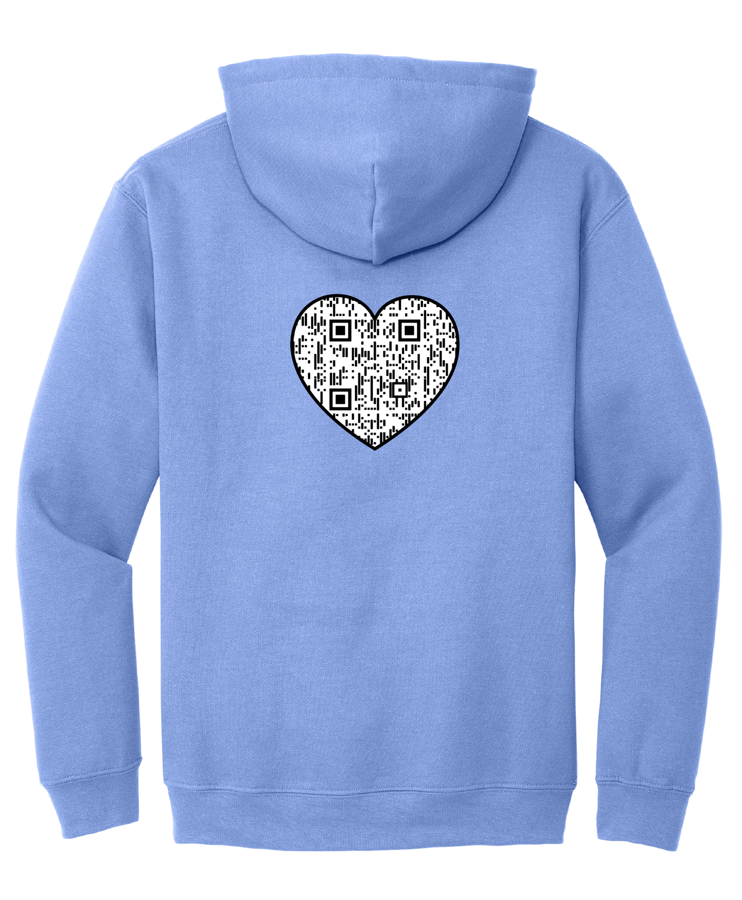Cross with Heart Unisex Hooded Sweatshirt