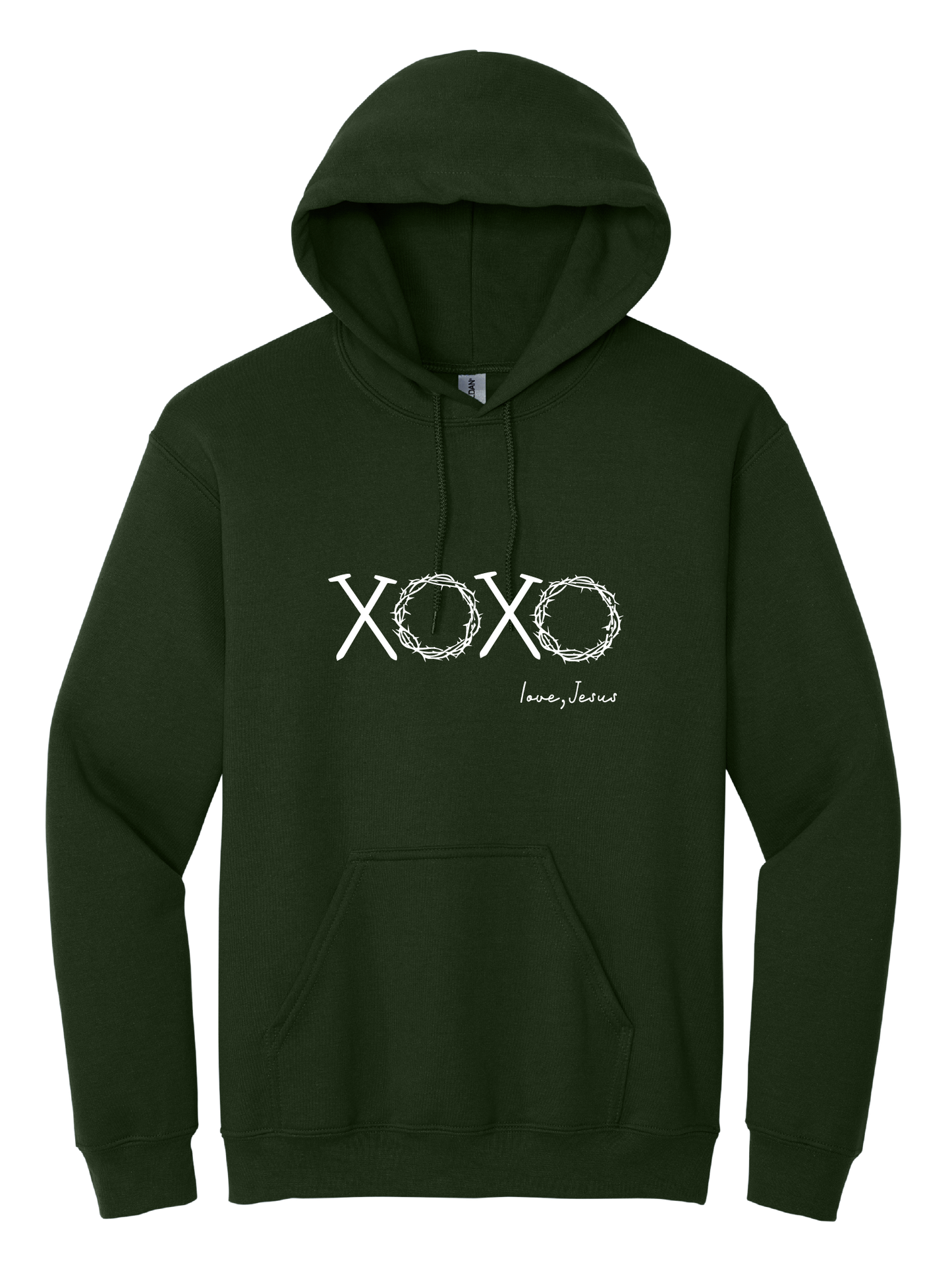 XOXO Love Jesus Unisex Hooded Sweatshirt