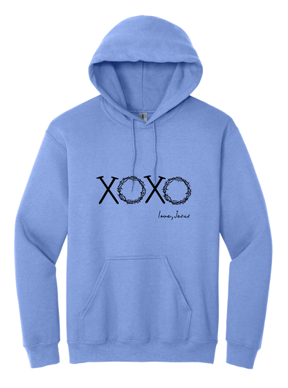 XOXO Love Jesus Unisex Hooded Sweatshirt
