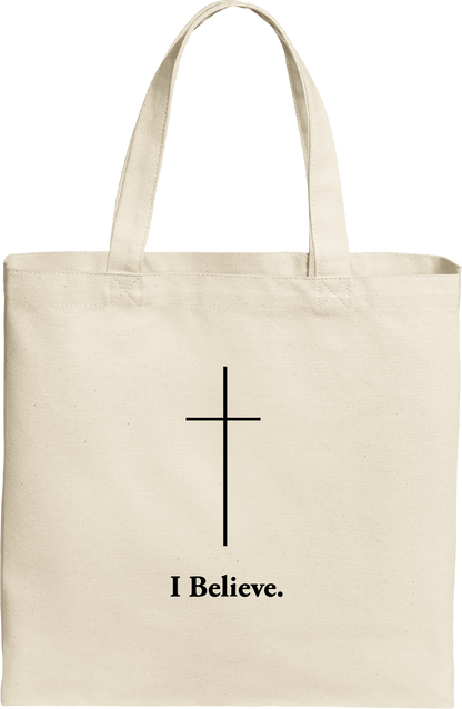 I Believe Tote Bag