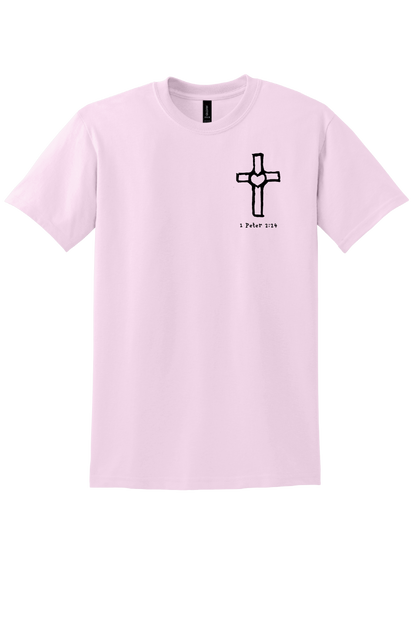 Cross with Heart Unisex T-Shirt