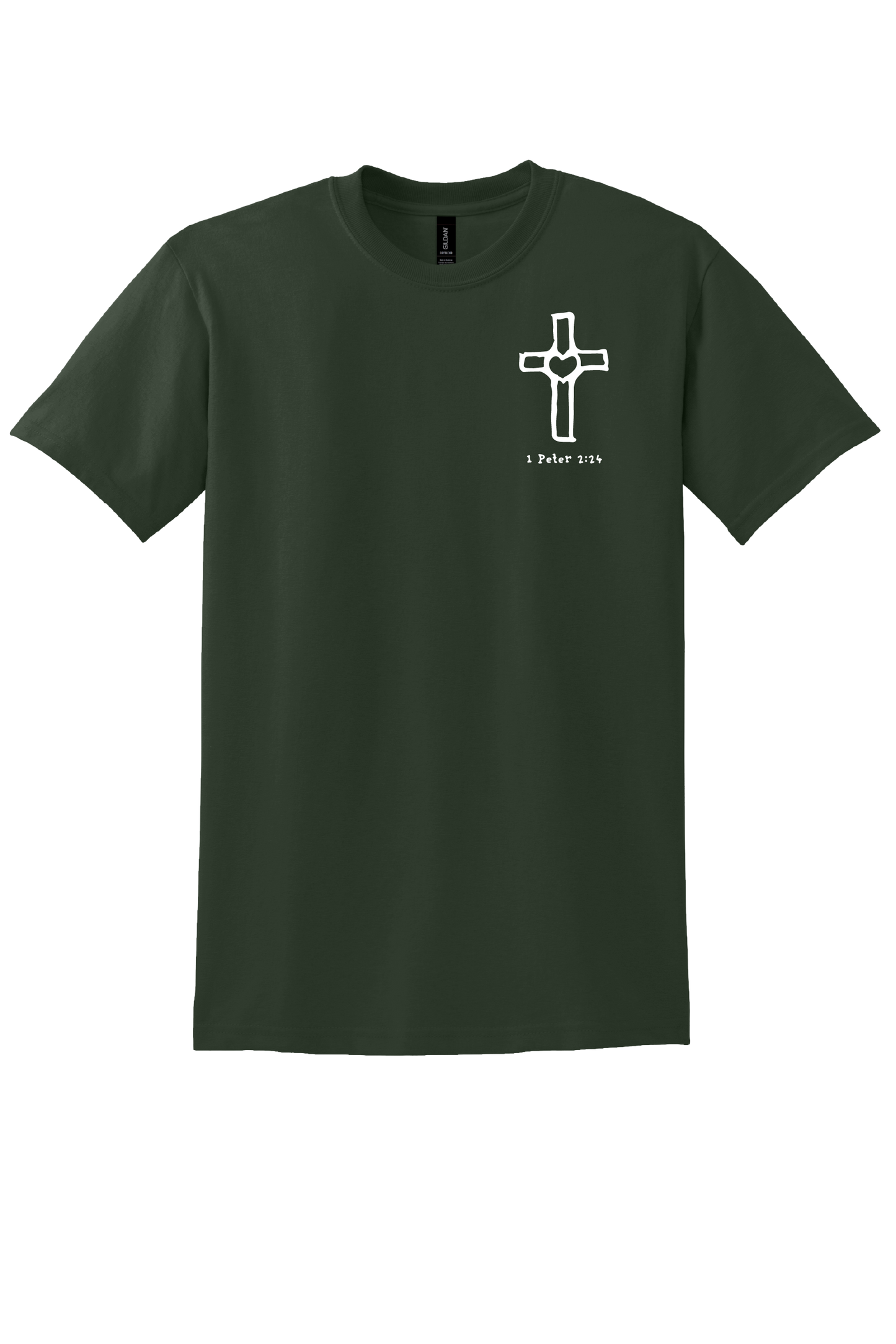 Cross with Heart Unisex T-Shirt