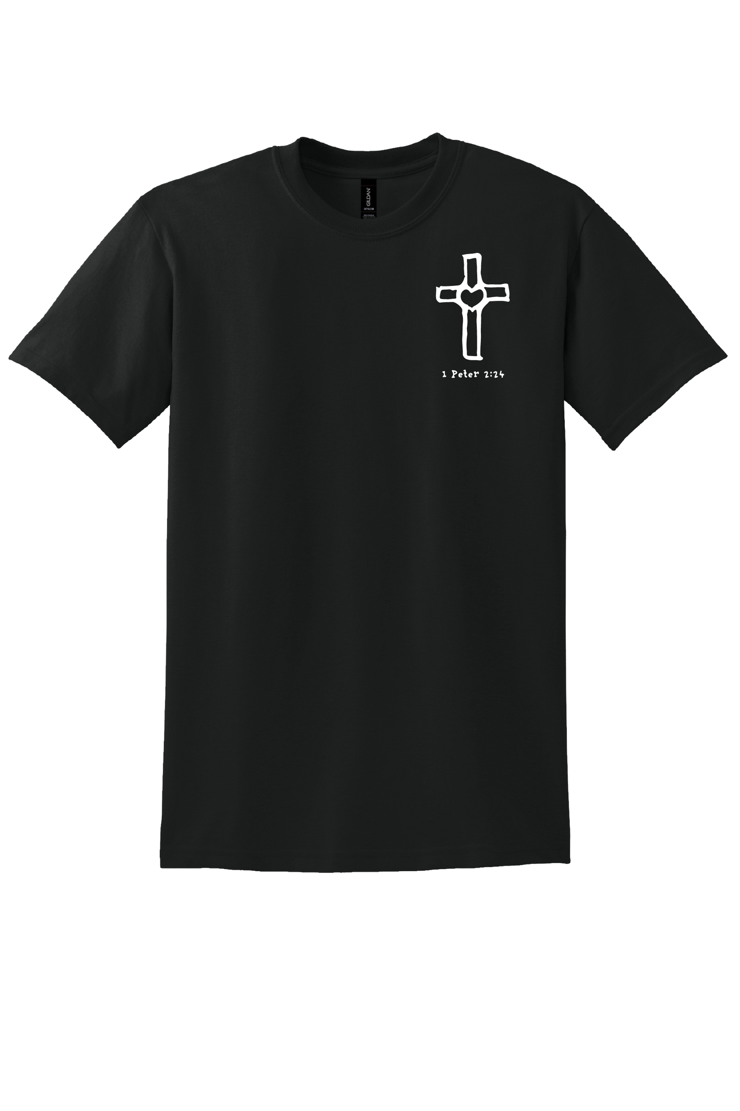 Cross with Heart Unisex T-Shirt